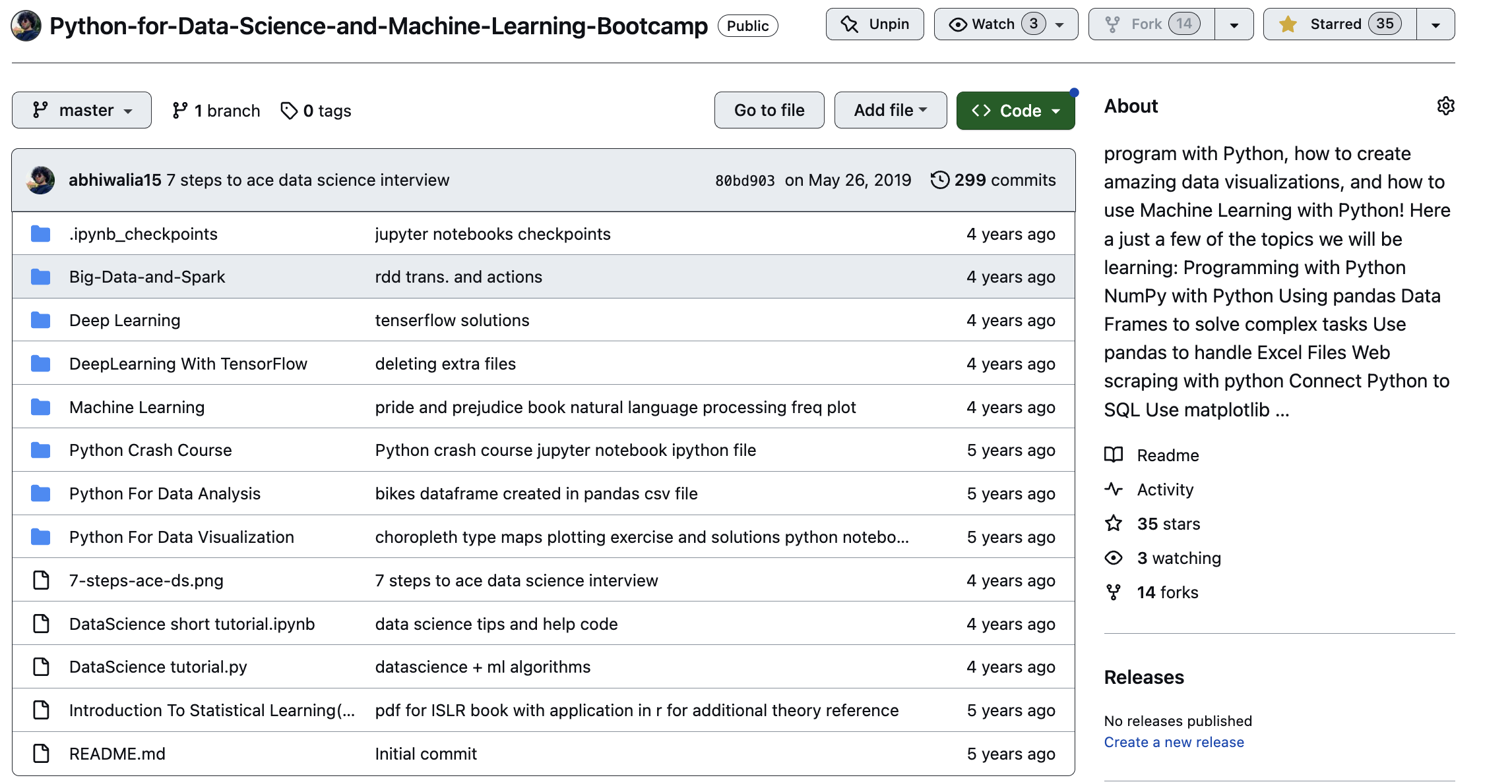 Learn Python for DS and ML